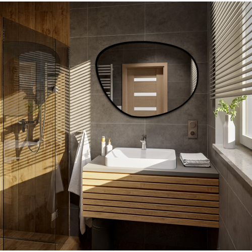 Lustro o nieregularnym...