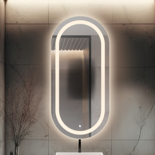 Łazienkowe lustro owalne z... 2