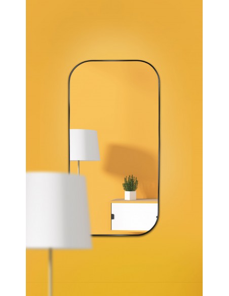 Lustro w ramie czarnej MDF SLIM - GERDA- kolor ramy do wyboru