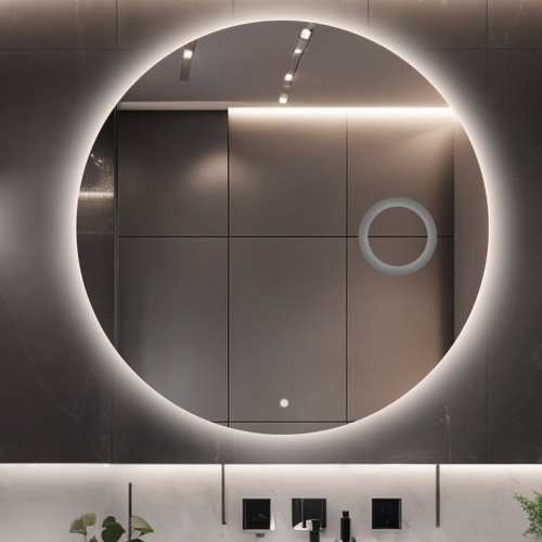 Łazienkowe lustro okrągłe z...