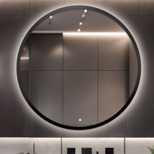 Łazienkowe lustro okrągłe w... 2