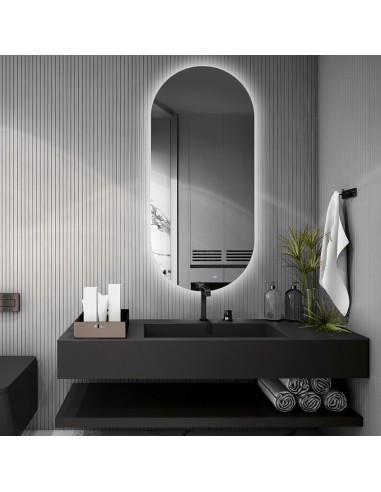 Lustro owalne z podświetleniem - NIKO...