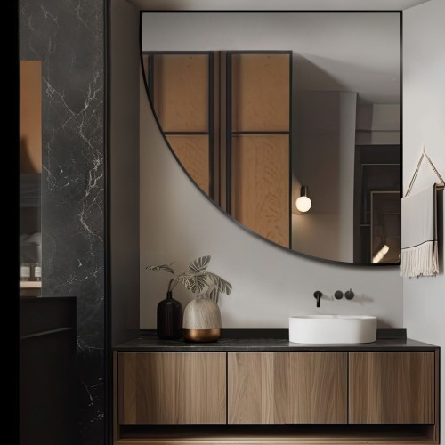 Lustro ćwiartka z koła w...