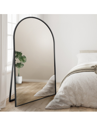 Półowalne lustro stojące w ramie MDF... Półowalne lustro stojące w ramie MDF...