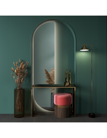 Lustro o nieregularnym kształcie z podświetleniem - NOE W DWÓCH CZĘŚCIACH LED