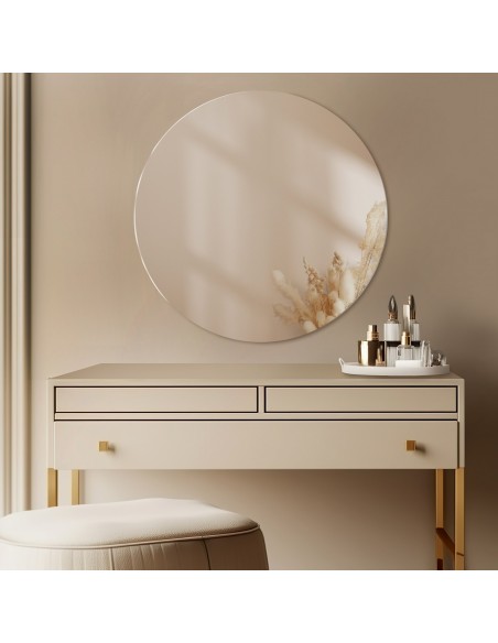 Lustro łazienkowe okrągłe szlifowane - KOŁO