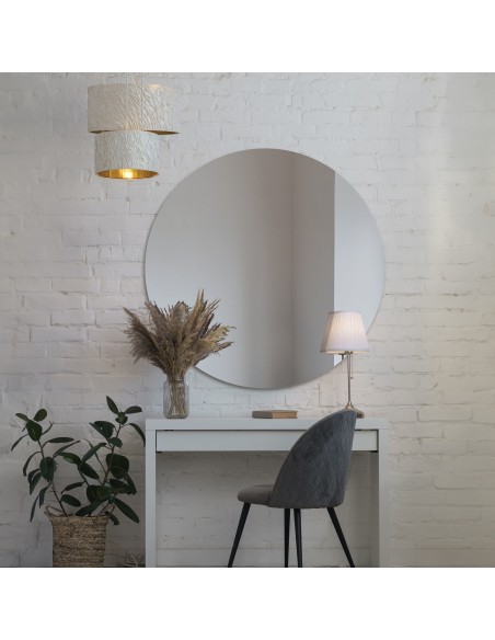 Lustro łazienkowe okrągłe szlifowane - KOŁO