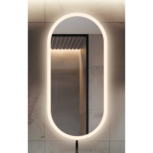 Lustro owalne piaskowane z... 2