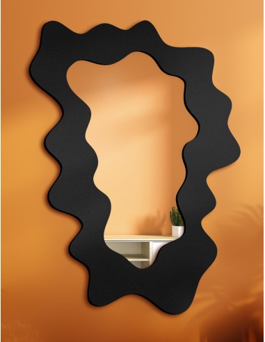 Lustro nieregularne w ramie mdf -...