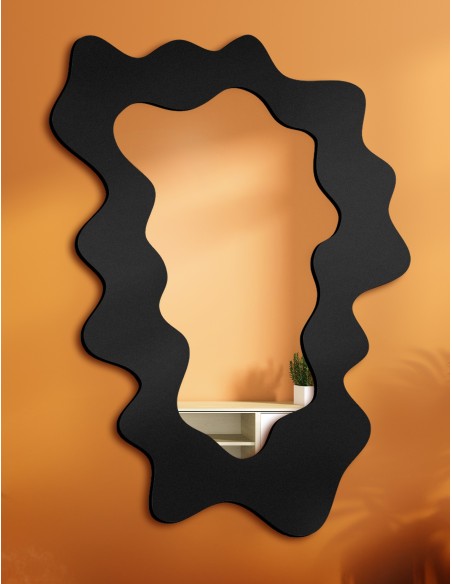 Lustro nieregularne w ramie mdf - BLOBS MISTY