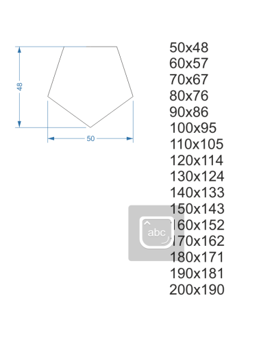 Lustro o geometrycznym kształcie w...
