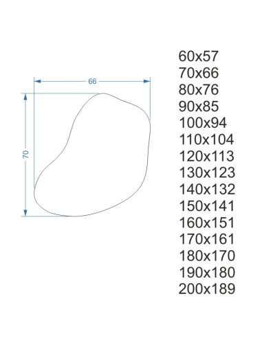 Lustro łazienkowe o nieregularnym... Lustro łazienkowe o nieregularnym...