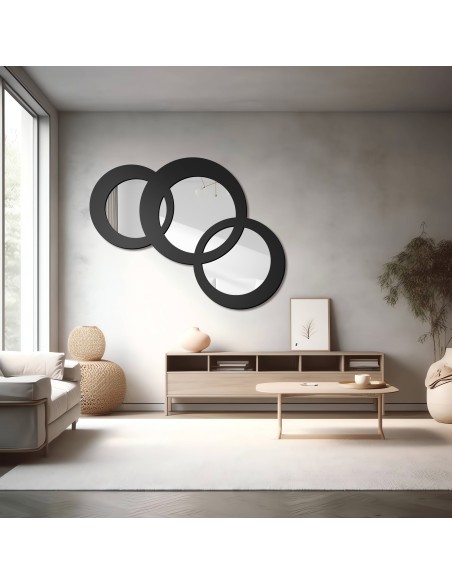 Lustro dekoracyjne w ramie mdf - EWELA - kolor ramy do wyboru