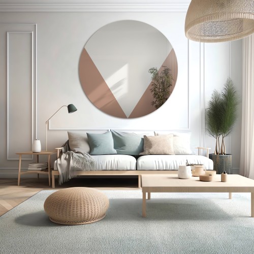 Okrągłe lustro dekoracyjne...