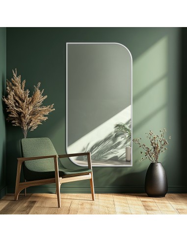Lustro w ramie czarnej MDF SLIM -...