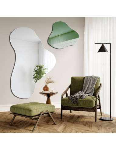 Nieregularne lustro zielone - LEAFY... Nieregularne lustro zielone - LEAFY...
