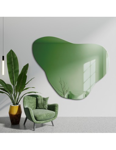 Nieregularne lustro zielone - EMERALD... Nieregularne lustro zielone - EMERALD...