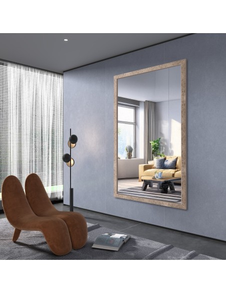 Lustro w drewnianej ramie - 8504 - kolor ramy do wyboru