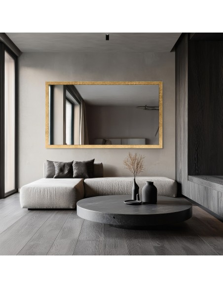 Lustro w drewnianej ramie - 8504 - kolor ramy do wyboru