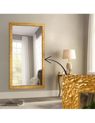 Lustro w drewnianej ramie - 8501 - kolor ramy do wyboru