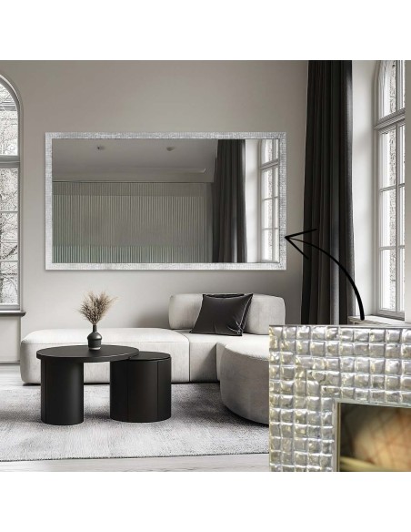 Lustro w drewnianej ramie - 8504 - kolor ramy do wyboru