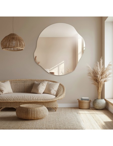 Dekoracyjne lustro o organicznym kształcie - CYRKON
