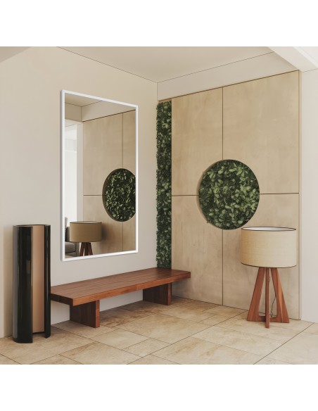 Lustro w prostej eleganckiej ramie - 1502 - kolor ramy do wyboru