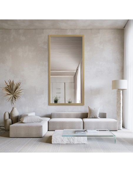 Lustro w delikatnej ozdobnej drewnianej oprawie - 2801- kolor ramy do wyboru