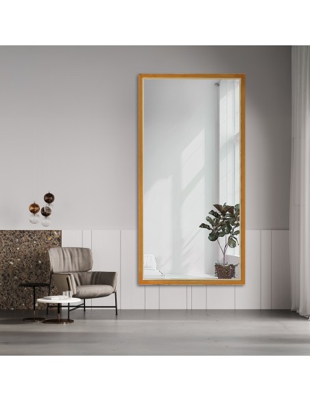 Lustro w delikatnej ozdobnej drewnianej oprawie - 2801- kolor ramy do wyboru