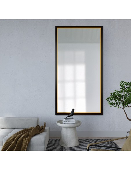 Lustro w delikatnej ozdobnej drewnianej oprawie - 2801- kolor ramy do wyboru