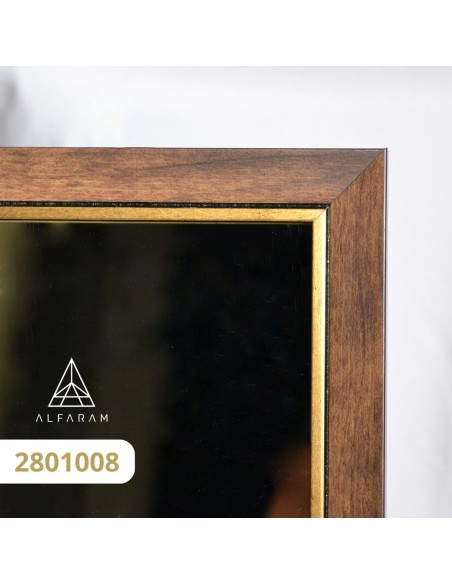 Lustro w delikatnej ozdobnej drewnianej oprawie - 2801- kolor ramy do wyboru