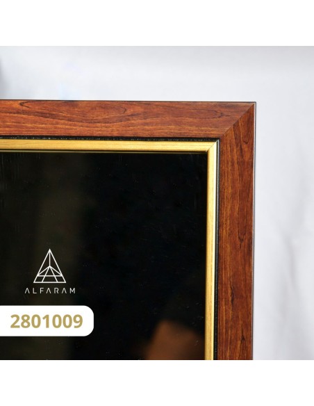 Lustro w delikatnej ozdobnej drewnianej oprawie - 2801- kolor ramy do wyboru