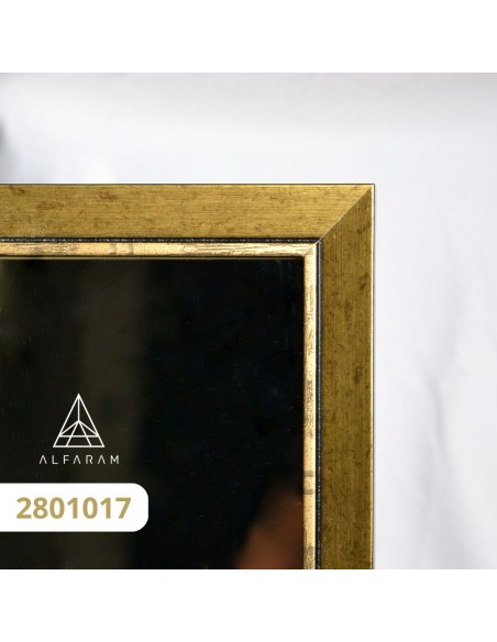 Lustro w delikatnej ozdobnej drewnianej oprawie - 2801- kolor ramy do wyboru