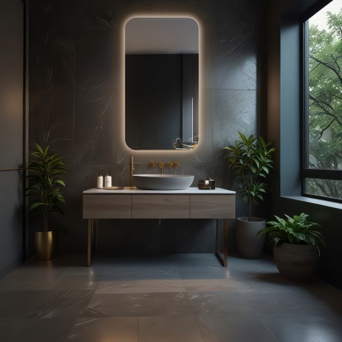 Lustro łazienkowe GAJA z...