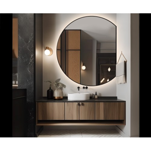 Lustro okrągłe OTTO ścięty...