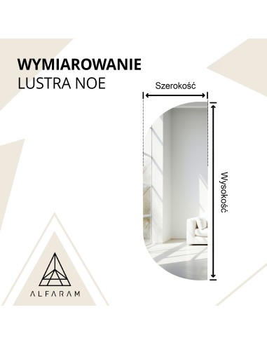 Lustro o nieregularnym kształcie - NOE