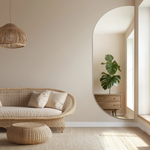 Lustro o nieregularnym...