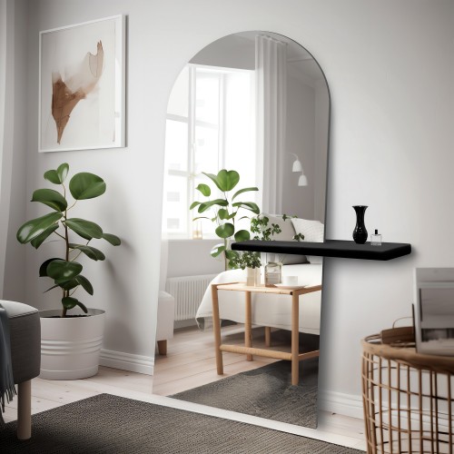 Lustro stojące półowalne z...