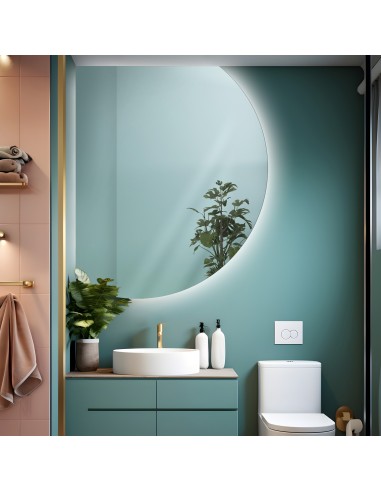 Lustro nieregularne z podświetleniem...