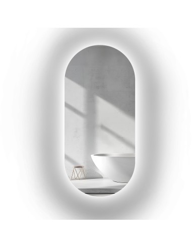 Lustro owalne z podświetleniem - NIKO...