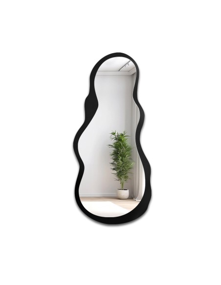 Lustro o nieregularnym kształcie w ramie mdf- RISOL W RAMIE