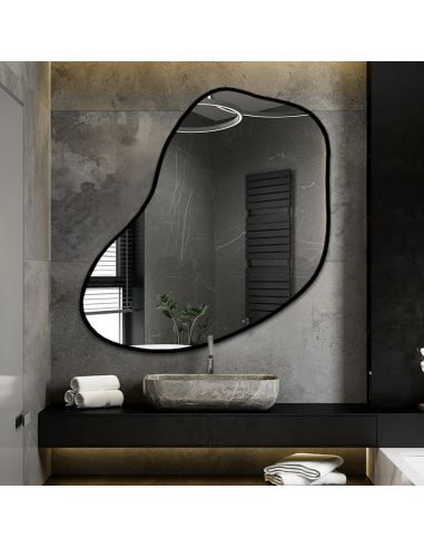 Lustro o organicznym kształcie w...