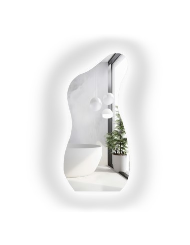 Lustro o organicznym kształcie z...