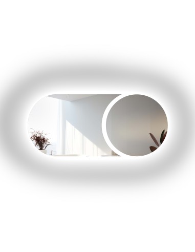 Nowoczesne lustro łazienkowe z...