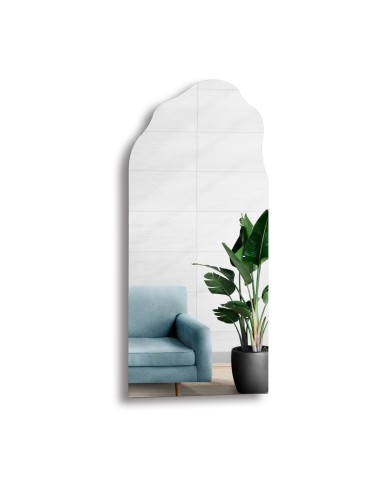 Dekoracyjne półowalne lustro o...