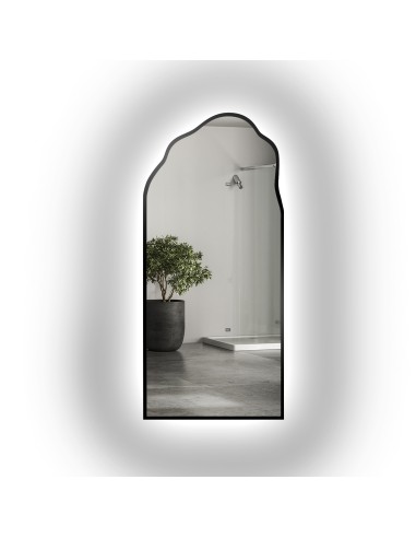 Półowalne lustro o organicznym...