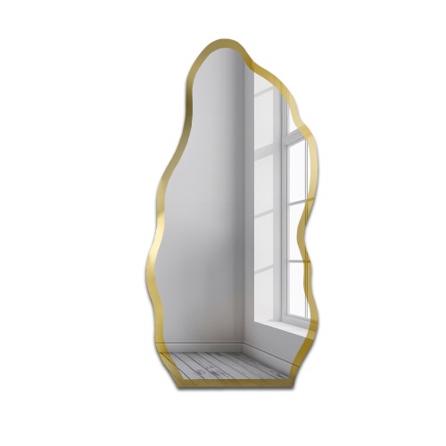 Nieregularne lustro w ramie... 2