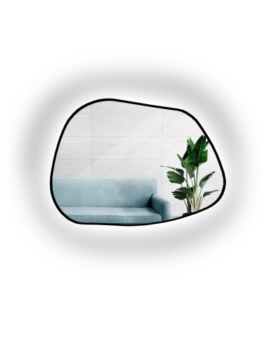 Lustro o organicznym kształcie z...