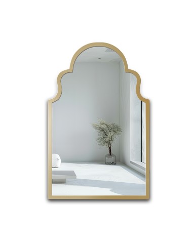 Lustro ścienne w stylu retro w ramie...