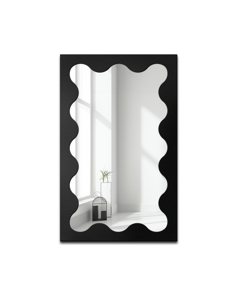 Lustro nieregularne w ramie mdf - BLOBS PRISM